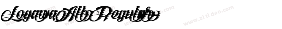 LogawaAlt Regular字体转换